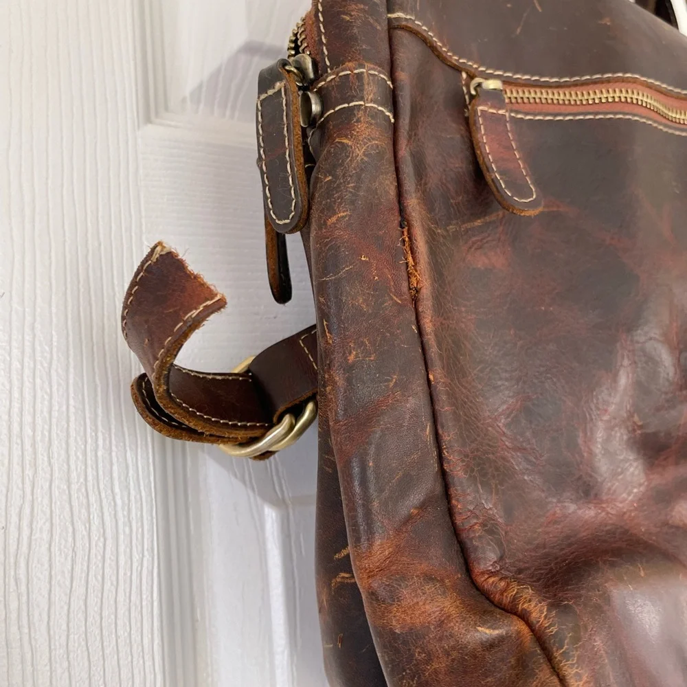 Brown Leather Men's Bag